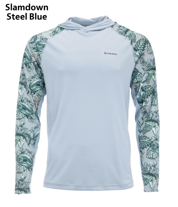 Simms SolarFlex Hoody Slamdown Steel Blue Simms SolarFlex Hoody Slamdown Steel Blue